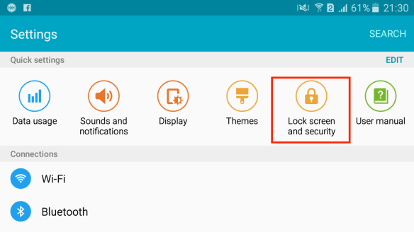lock screen security