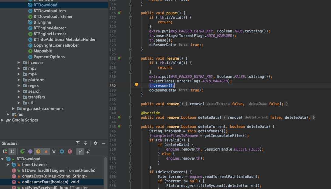 btdownload_java_code_in_IDE